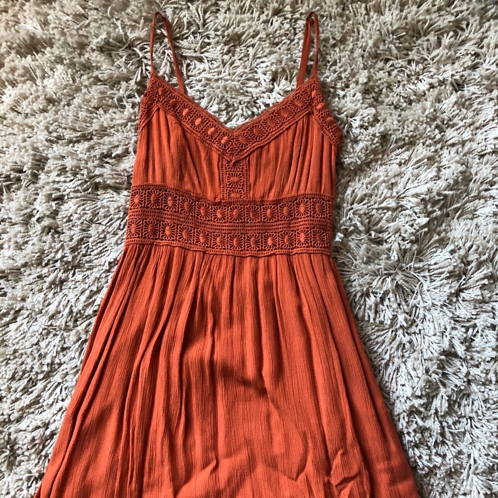 Orange dress